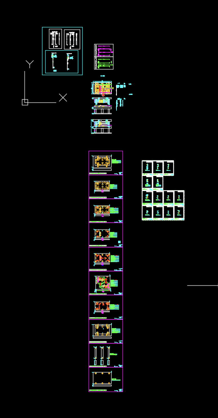 笔记本转轴打铆钉模具设计图